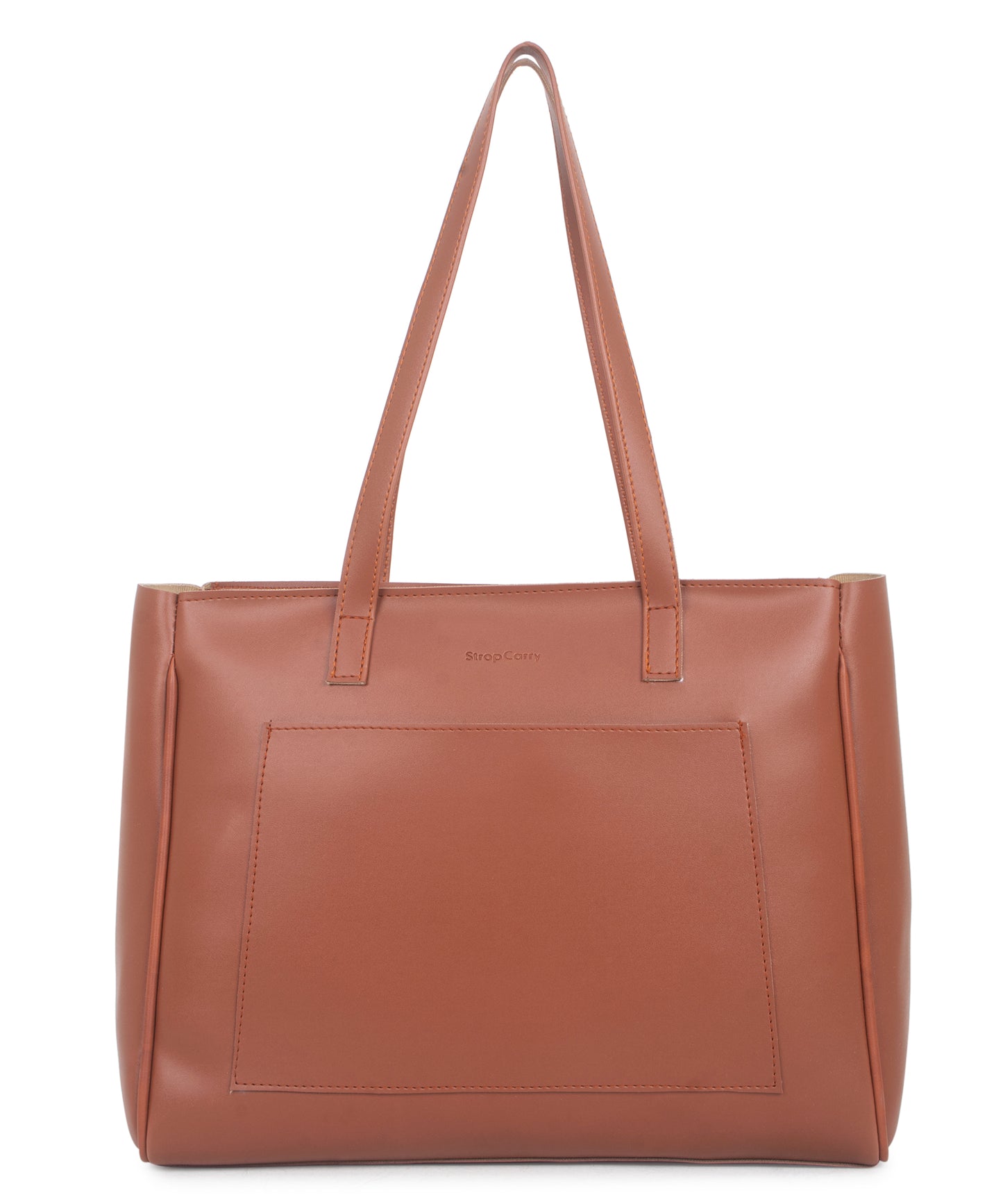 Solid Tan Tote Bag