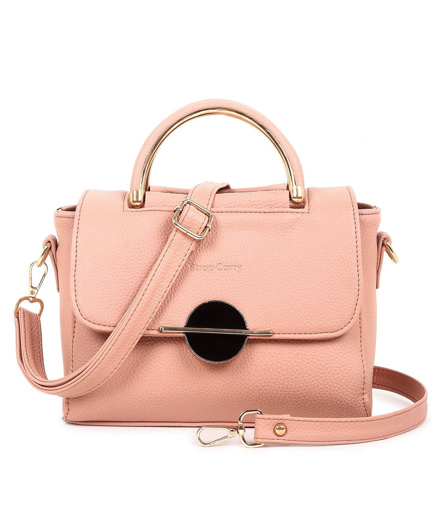 Colourblocked Structured Satchel Bag