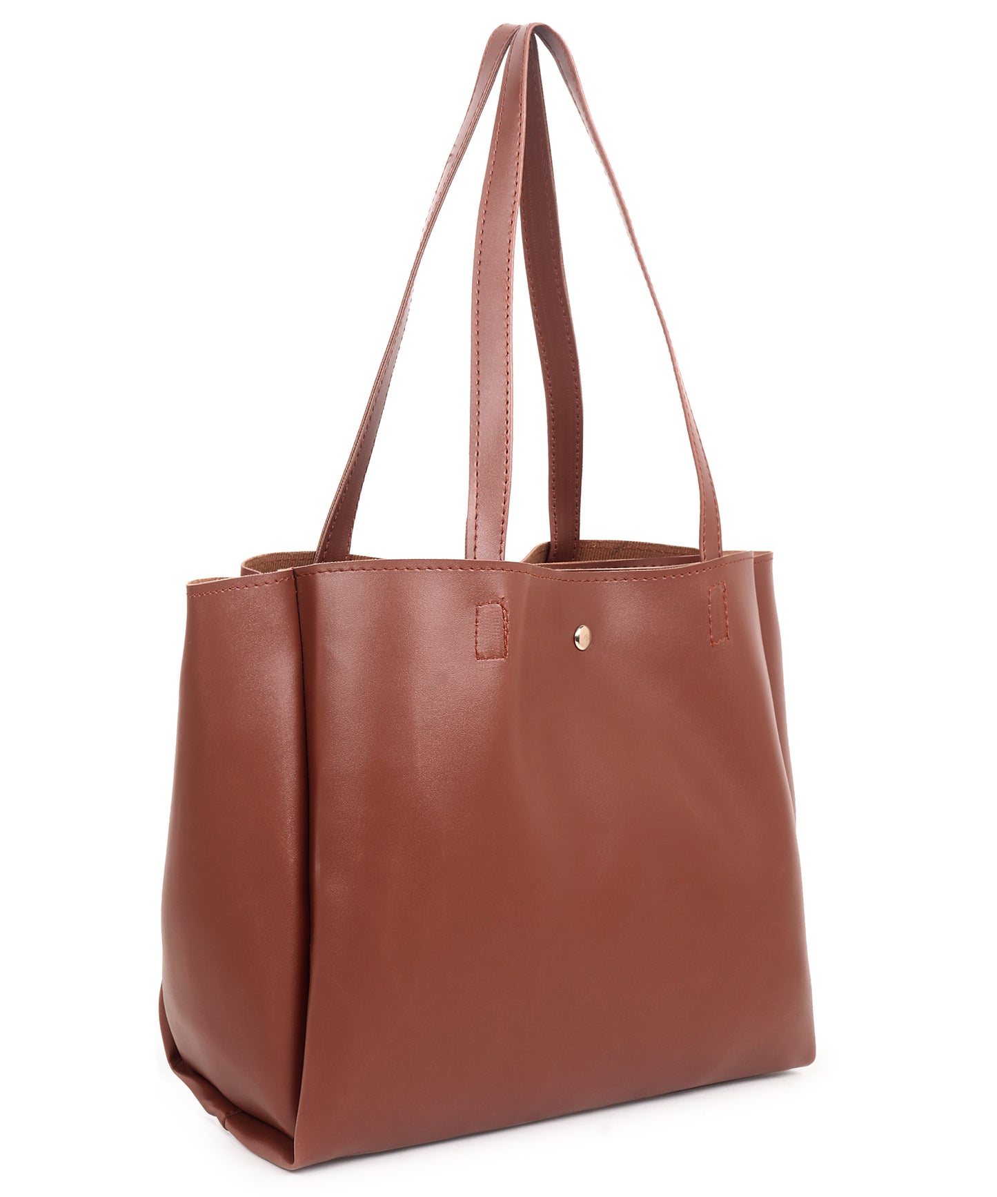 Textured Structured Tote Bag