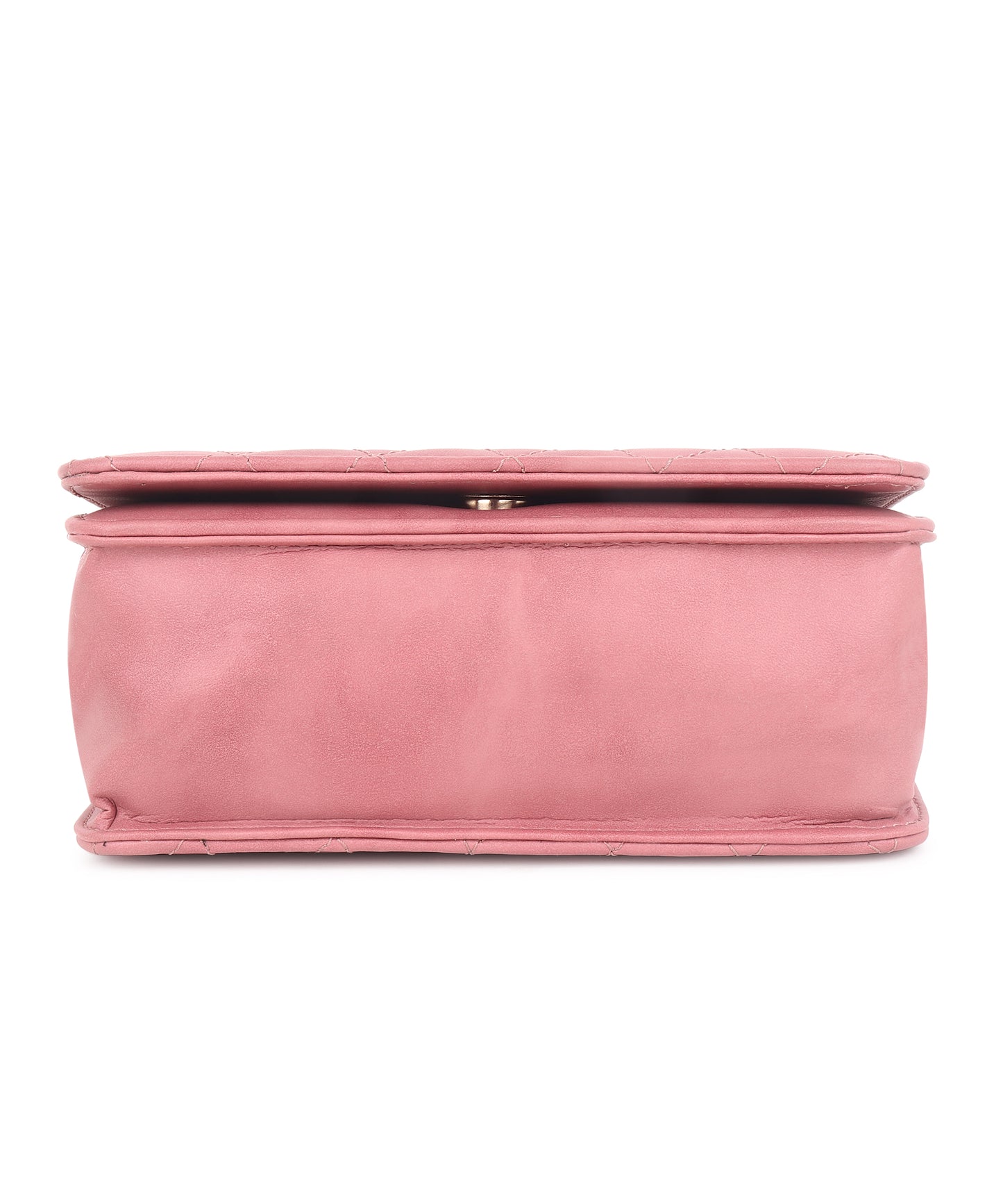 Women Pink Structured Sling Bag