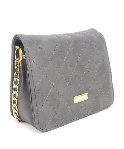 Geometric Textured Sling Bag