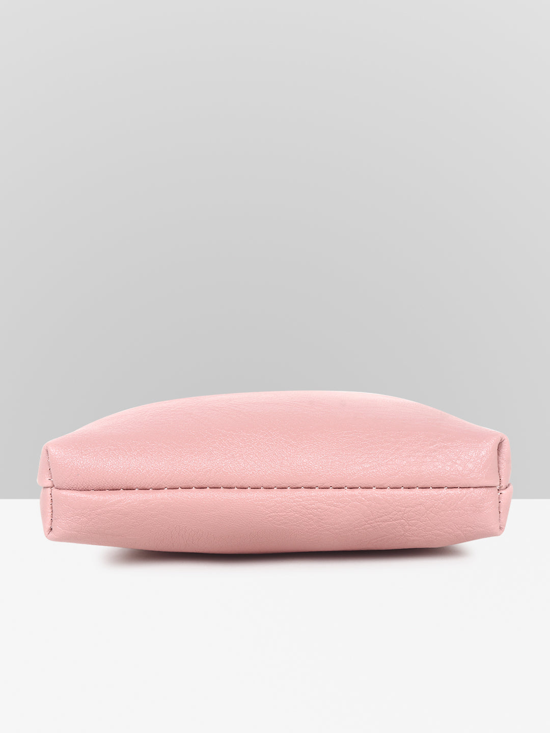 Pink textured Structured Sling Bag for Women