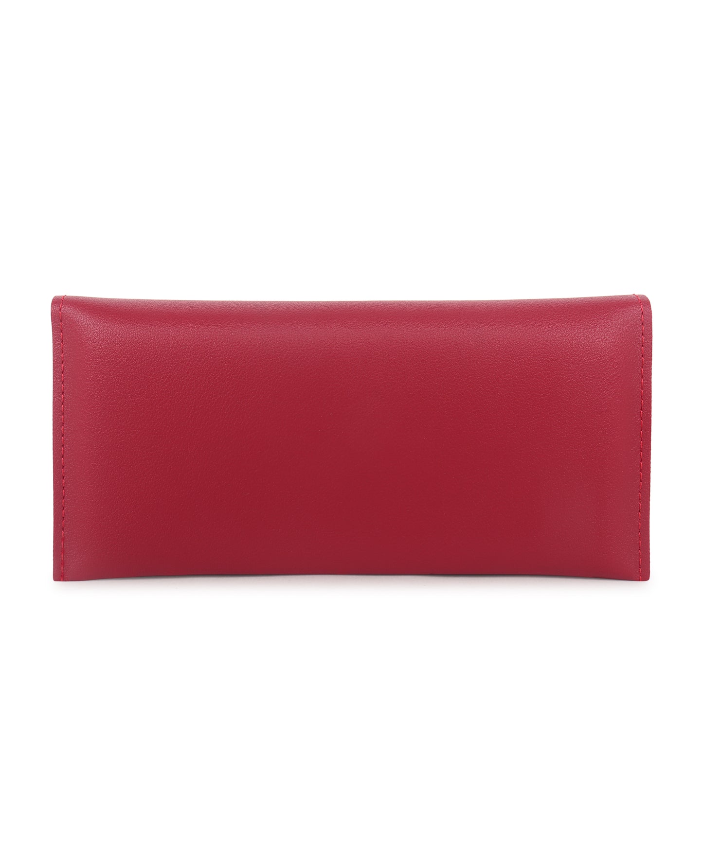 Women Maroon Embroidered Envelope Clutch