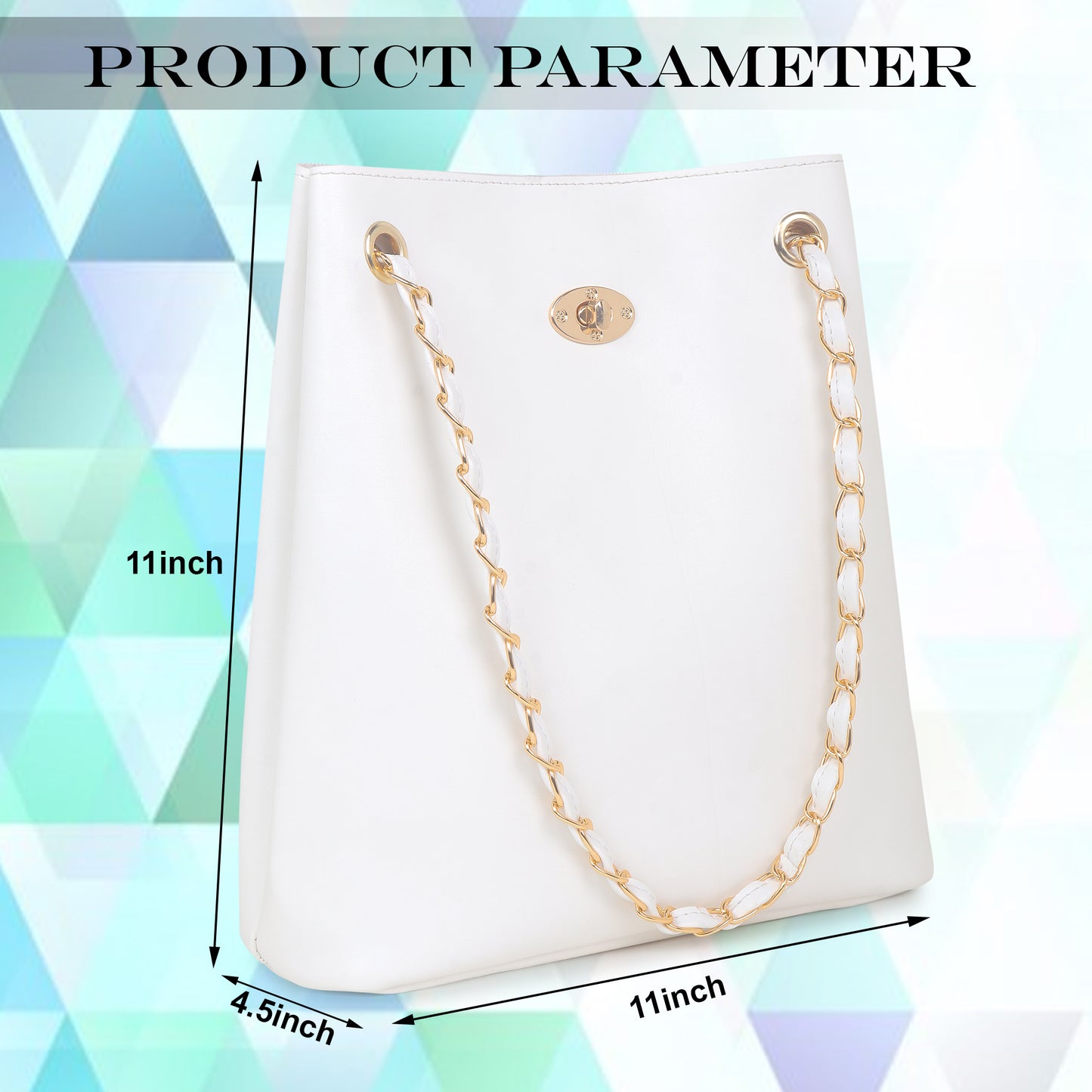 Women White Shoulder Bag