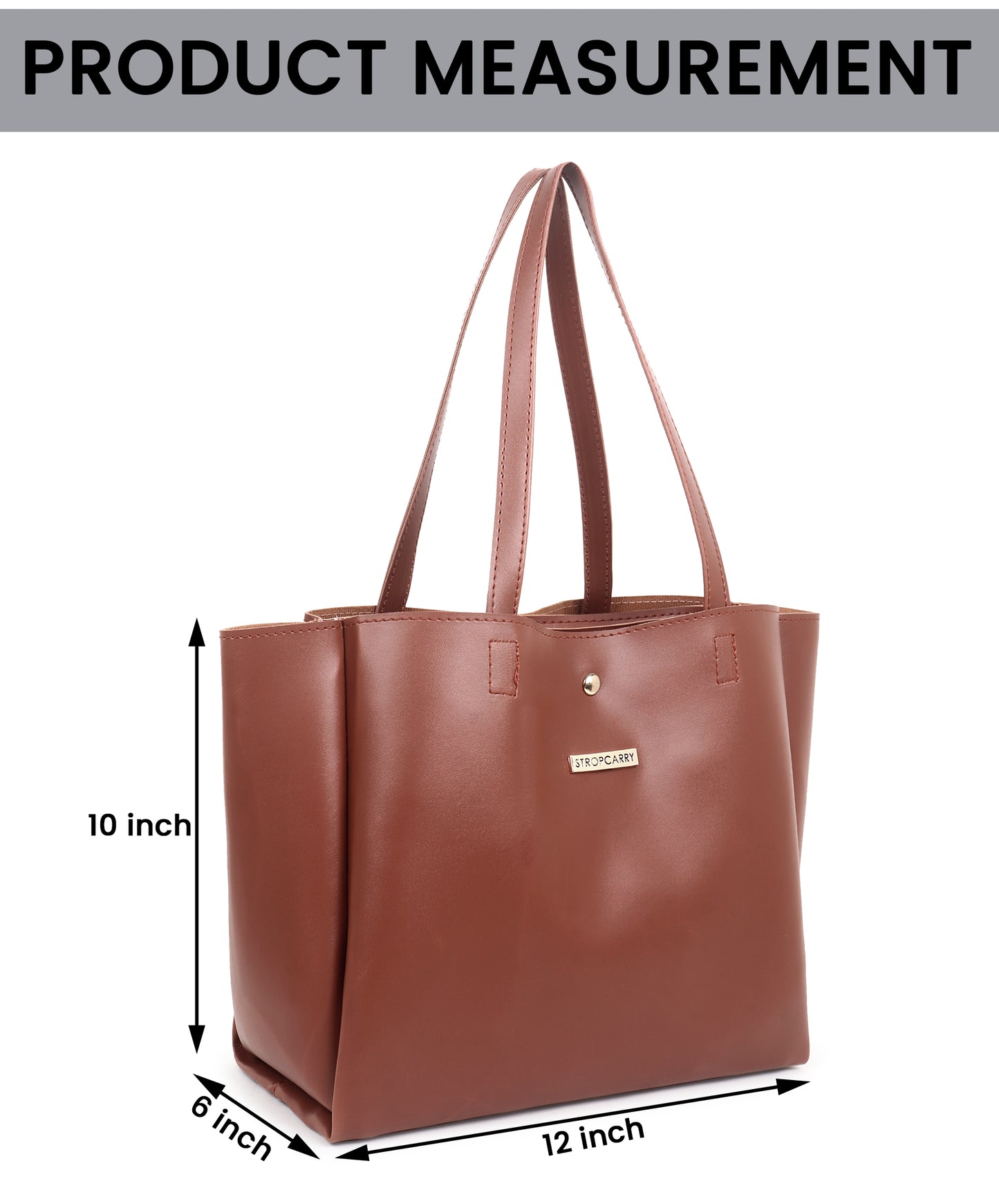 Textured Structured Tote Bag