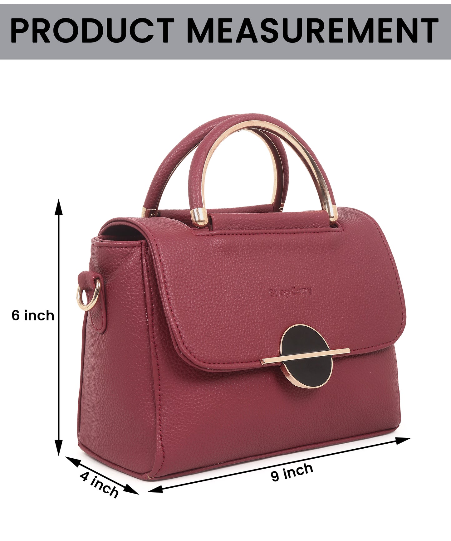 Colourblocked Structured Satchel Bag